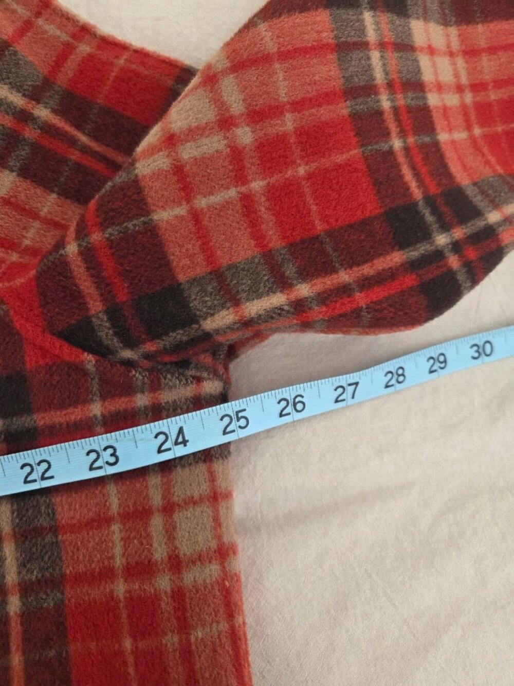 NWT Pendleton Womens Red Plaid Jacket XL Merino Wool Button up Classic Preppy - Picture 7 of 7